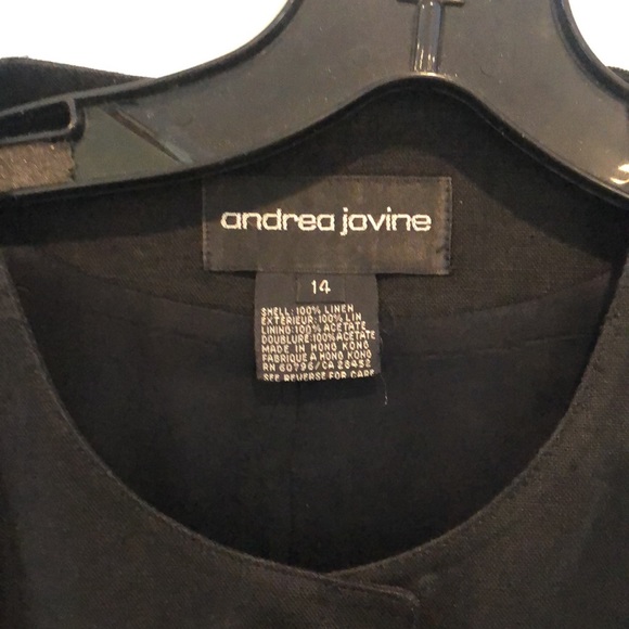 Black linen A line skirt. Matching sleeveless top listed separately. Good outfit - Picture 7 of 8